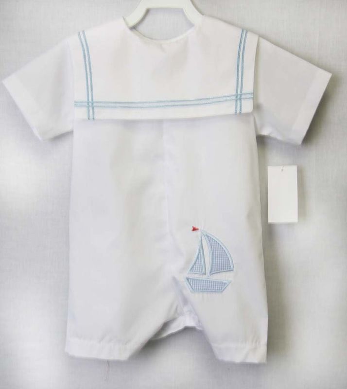 Baby Boy Sailor Outfit, Nautical Baby Clothing 292294 - product images  of 