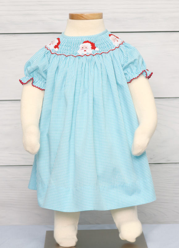 Smocked Christmas Dresses, Baby Girl Christmas Dress, Zuli Kids 412876 - DD251 - product images  of 