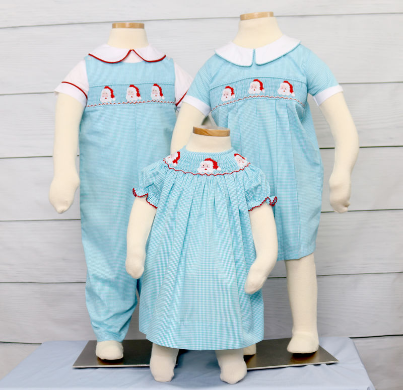 Smocked Christmas Dresses, Baby Girl Christmas Dress, Zuli Kids 412876 - DD251 - product images  of 