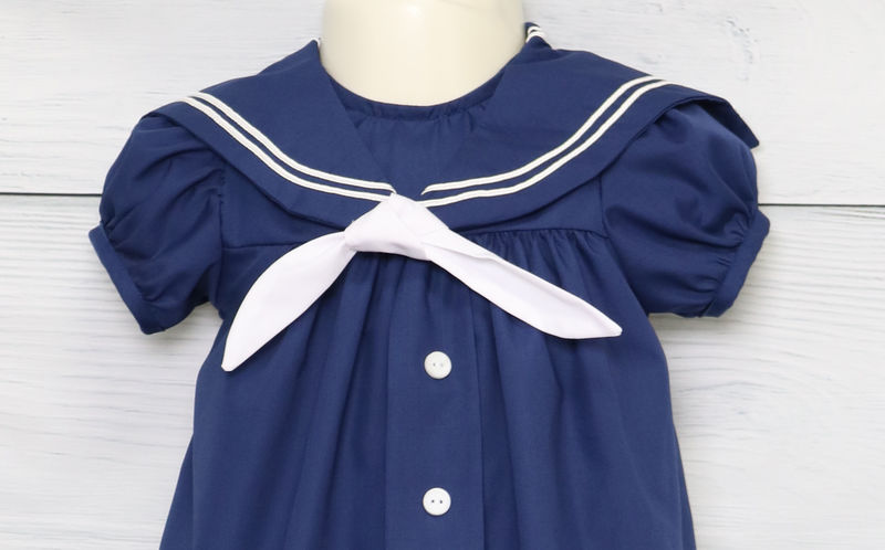 Nautical Clothing | Baby Girl Nautical Clothes | Toddler Sailor Dress 291645 - product images  of 