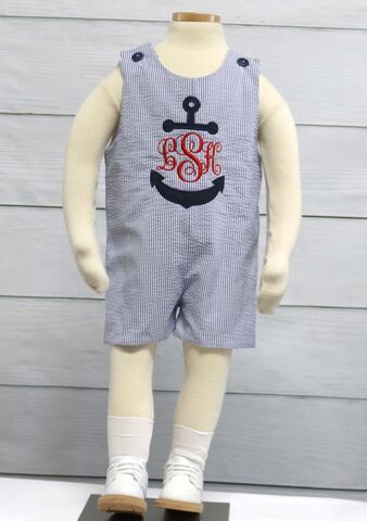 Baby,Shortalls,,Boy,Rompers,,Zuli,Kids,Clothing,292465,Shortalls, Jon Jons, Baby Boy Jumpsuit, Boys Beach Outfit - Baby Clothes - Nautical Baby Boy Rompers - White Beach Portrait