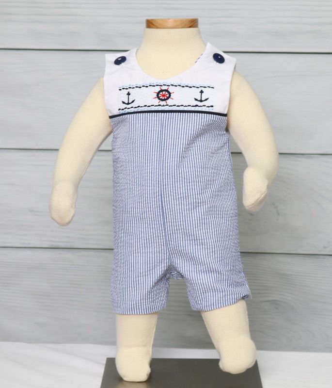 Nautical Baby Clothes, Baby Boy Jon Jon, Zuli Kids 292788 - product images  of 