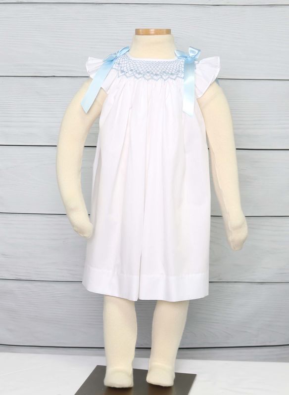 Flower Girl Dresses for Toddlers, Smocked Dresses, Zuli Kids DD238 - product images  of 