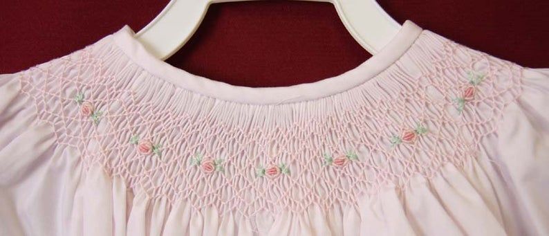 Toddler Flower Girl Dress - Baby Wedding Dresses - Smocked Baby Dresses - Smocked Easter Dress  412468-BB023 - product images  of 