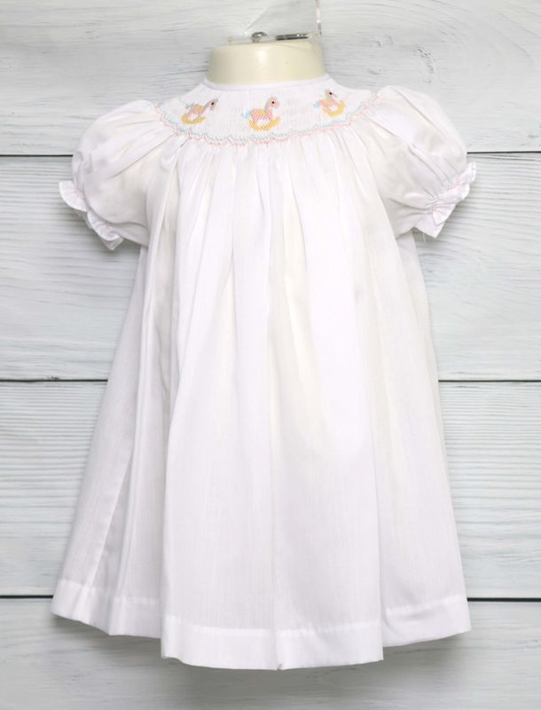 White Dresses for Girls, White Baby Dress, Toddler White Dress 412058 - A048 - product images  of 