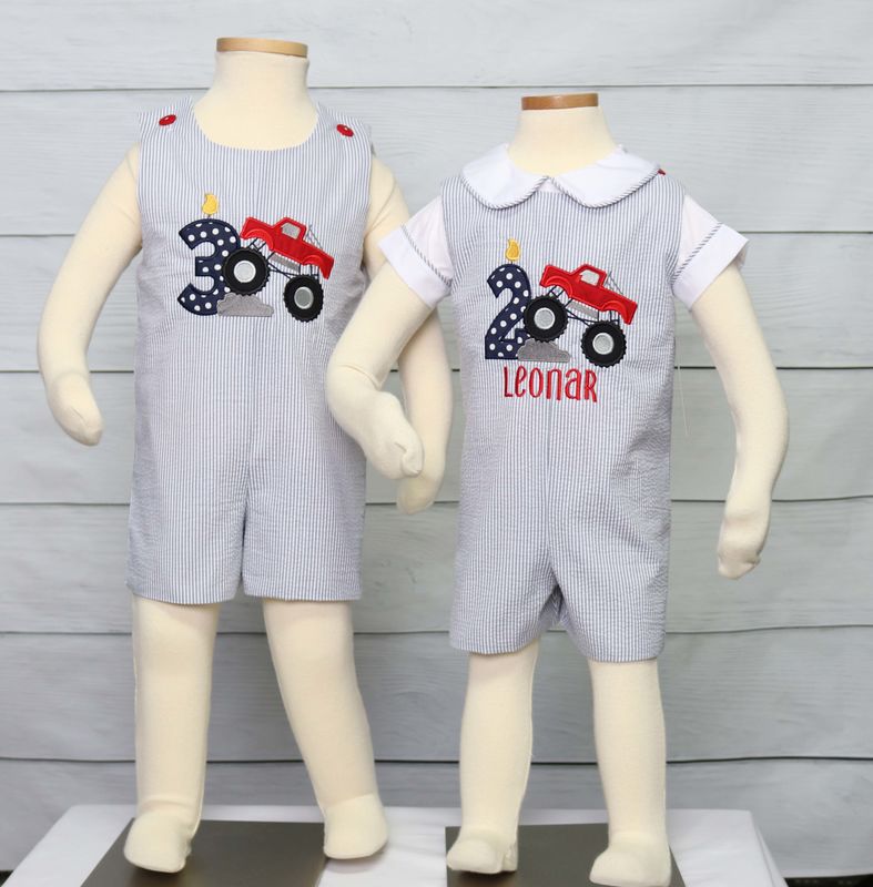 Monster Truck Birthday Party, Boys First Birthday Outfit, Zuli Kids Clothing 292604 - product images  of 