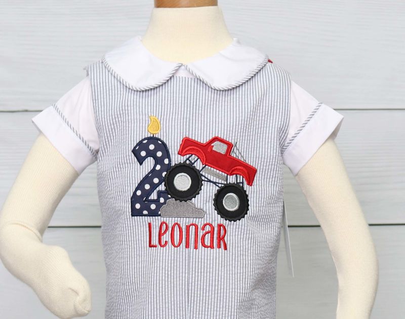 Monster Truck Birthday Party, Boys First Birthday Outfit, Zuli Kids Clothing 292604 - product images  of 