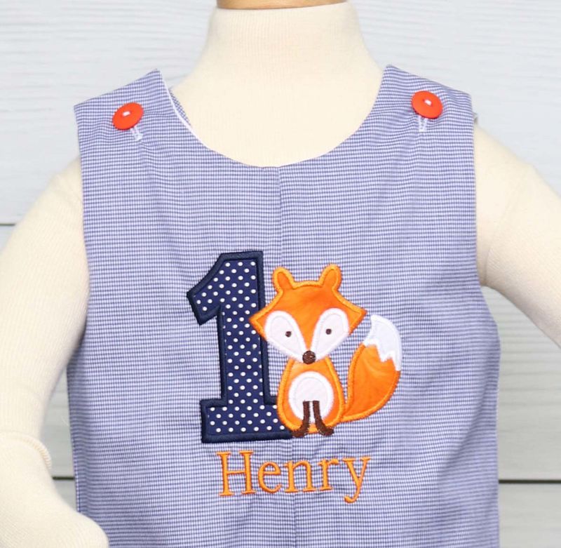 First Birthday Outfit for Baby Boy, Fox Birthday Party, Zuli Kids 292978 - product images  of 