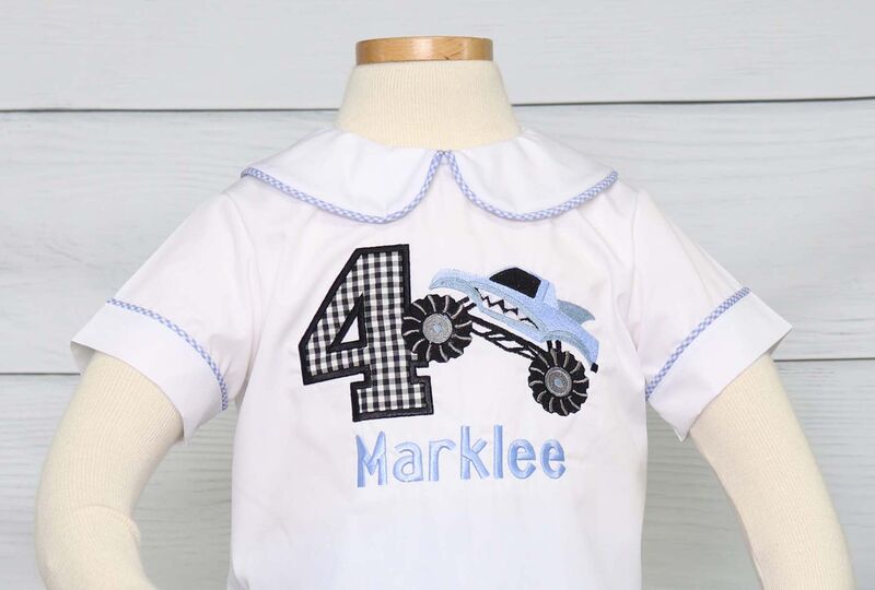 Monster Truck Birthday Party, Boys First Birthday Outfit, Zuli Kids 292604 - product images  of 