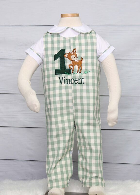 First Birthday Outfit Boy, Deer Birthday Party, Zuli Kids 295151 - product images  of 