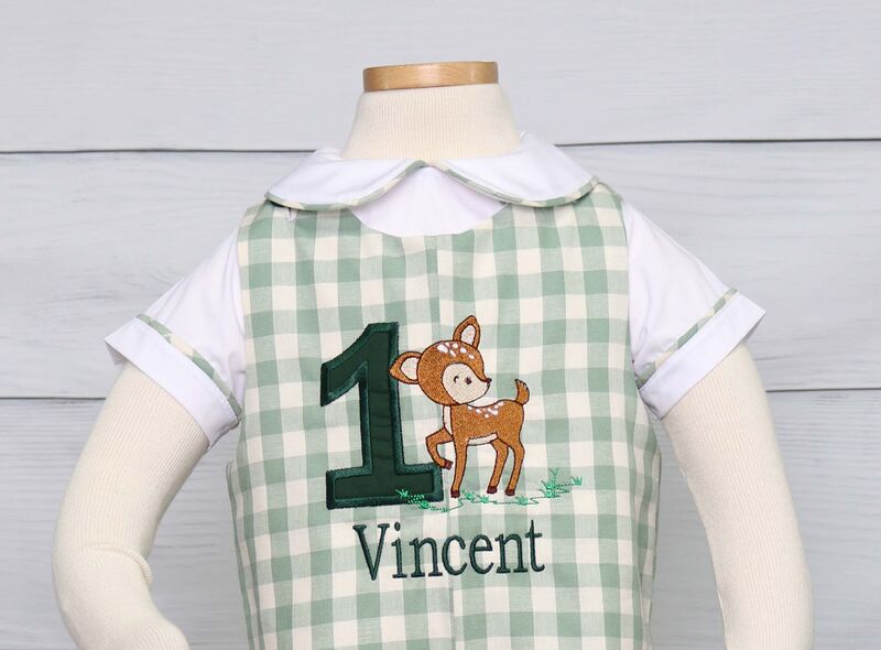 First Birthday Outfit Boy, Deer Birthday Party, Zuli Kids 295151 - product images  of 