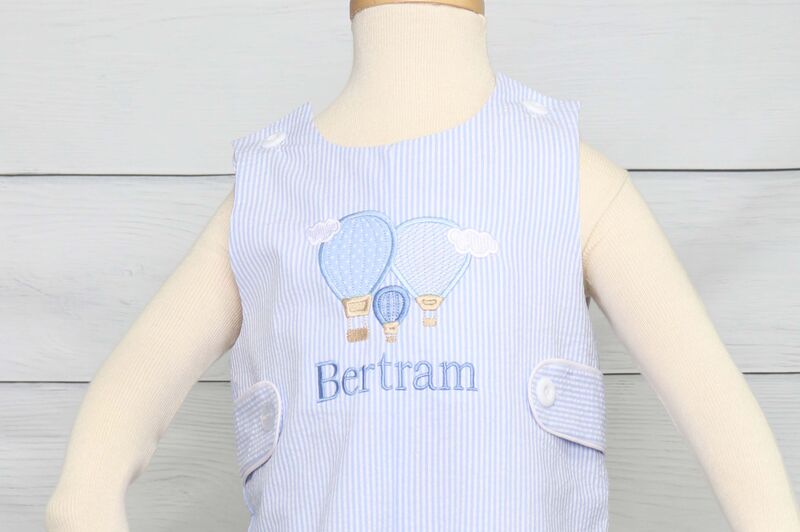 Boys First Birthday Outfit, Hot Air Balloon Birthday 294503 - product images  of 