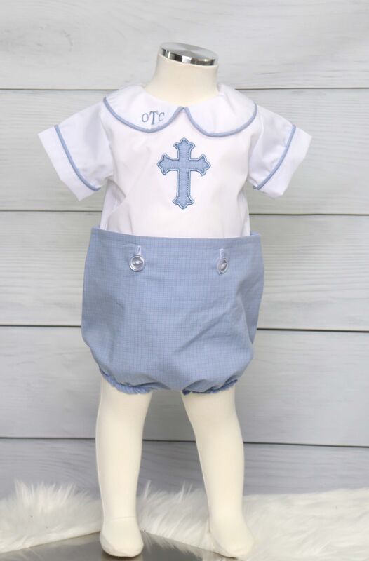 Baby Boy Baptism Outfit, Baby Boy Christening Outfit, Newborn Boy Coming Home Outfit 293585 - product images  of 