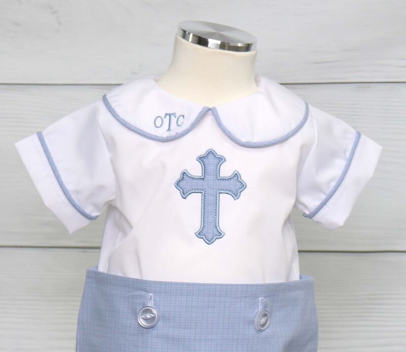 Baby Boy Baptism Outfit, Baby Boy Christening Outfit, Newborn Boy Coming Home Outfit 293585 - product images  of 