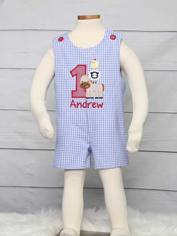 Farm Animal Birthday Party, Baby Boy Birthday Outfit, Zuli Kids 293135 - product images  of 