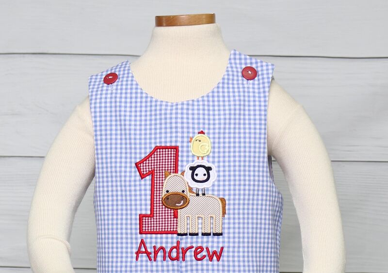 Farm Animal Birthday Party, Baby Boy Birthday Outfit, Zuli Kids 293135 - product images  of 