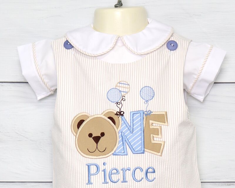 Baby Boy First Birthday Outfit, Bear Birthday Party, Zuli Kids 295169 - product images  of 