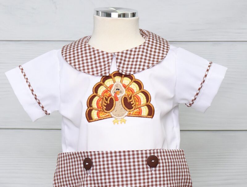 Baby Boy Thanksgiving Outfit, Thanksgiving Baby Outfit, Zuli Kids 293083 - product images  of 