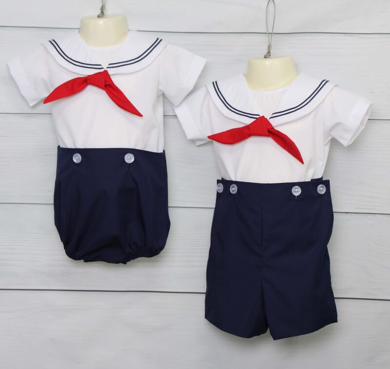 Nautical Clothing, Baby Sailor Outfit, Zuli Kids 293477 - product images  of 