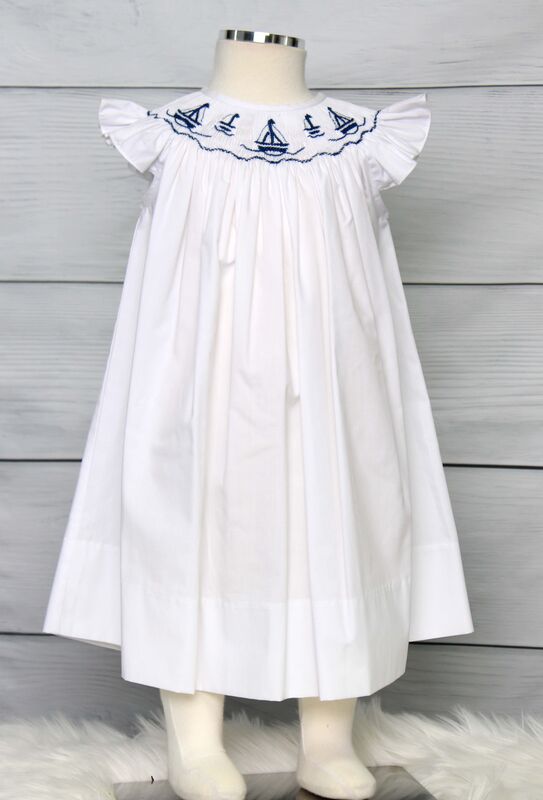 Baby Girl Nautical Clothes - Nautical Theme Party -Sailor Dress by Zuli Kids 412631-CC187 - product images  of 