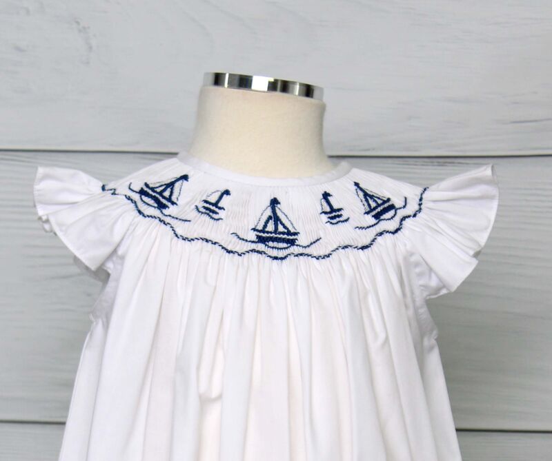 Baby Girl Nautical Clothes - Nautical Theme Party -Sailor Dress by Zuli Kids 412631-CC187 - product images  of 