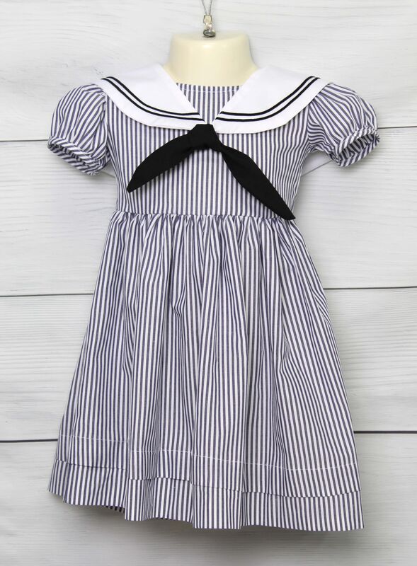 Baby Sailor Dress, Toddler Sailor Dress by Zuli Kids 295385 - product images  of 