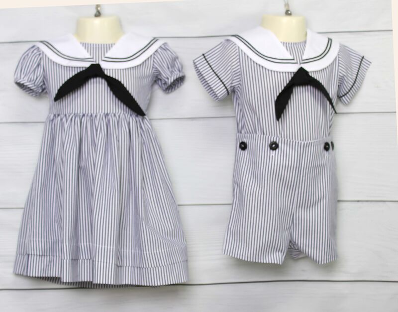 Baby Sailor Dress, Toddler Sailor Dress by Zuli Kids 295385 - product images  of 