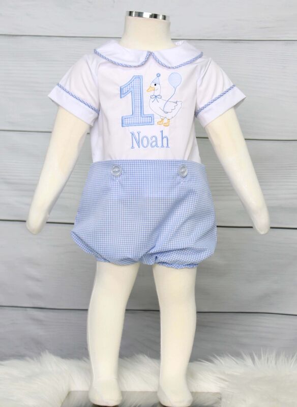 One Silly Goose Birthday, First Birthday Outfits Boy by Zuli Kids295429 - product images  of 
