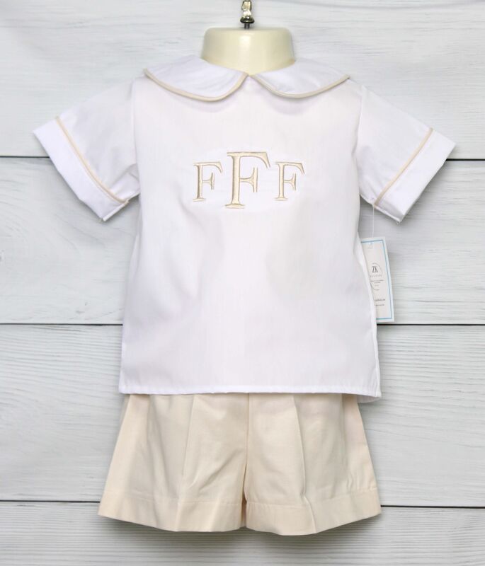 Toddler Boy Baptism Outfit - Toddler Christening Outfits by Zuli Kids 295424 - product images  of 