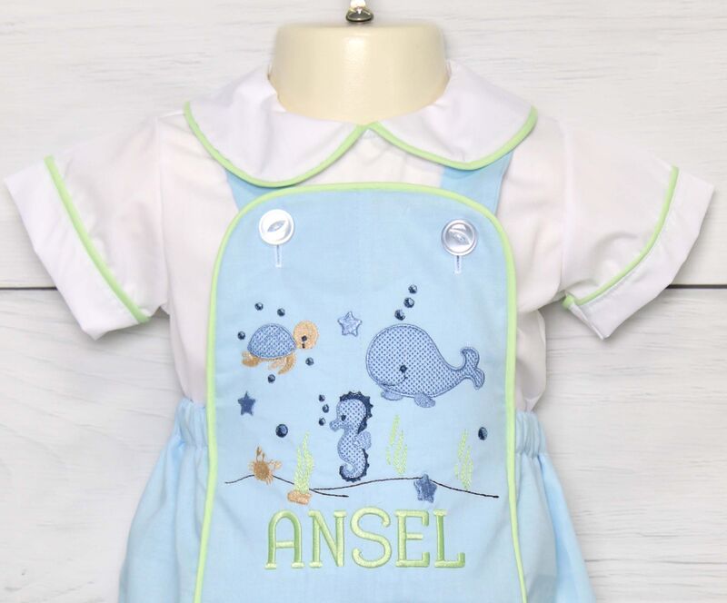 ONEder the Sea – First Birthday Romper by Zuli Kids 295434 - product images  of 
