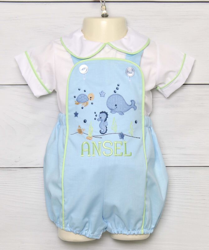 ONEder the Sea – First Birthday Romper by Zuli Kids 295434 - product images  of 