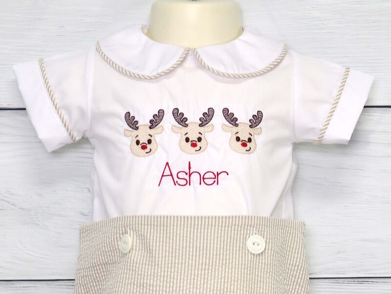 Christmas Outfit Toddler Boy, First Christmas Baby Boy,  Zuli Kids 294332 - product images  of 