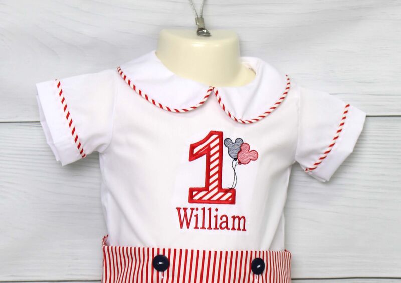 Baby Boy First Birthday Outfit, Mouse Birthday Outfit, Zuli Kids 295392 - product images  of 