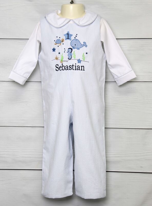 ONEder the Sea – First Birthday Romper by Zuli Kids 295453 - product images  of 