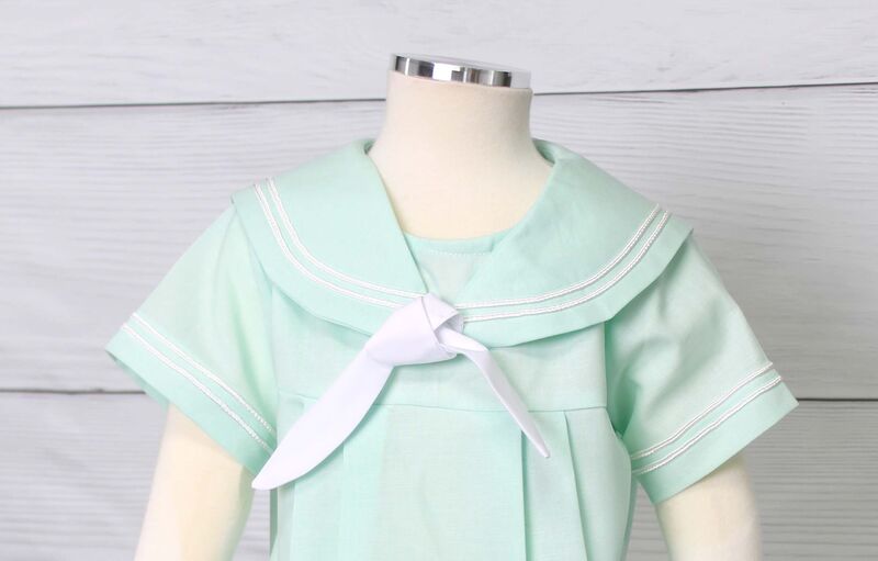 Baby Sailor Outfit - Nautical Birthday Theme - Baby Boy Sailor Outfit by Zuli Kids 291578 - product images  of 