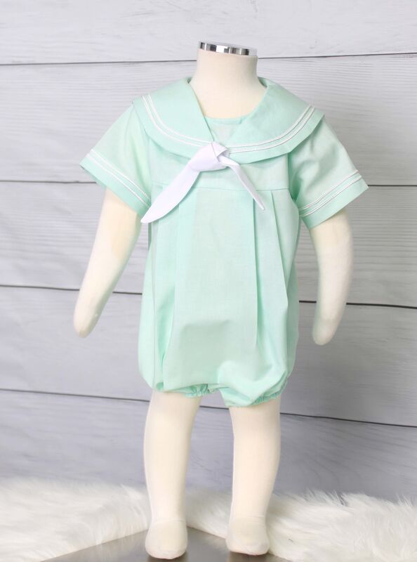 Baby Sailor Outfit - Nautical Birthday Theme - Baby Boy Sailor Outfit by Zuli Kids 291578 - product images  of 