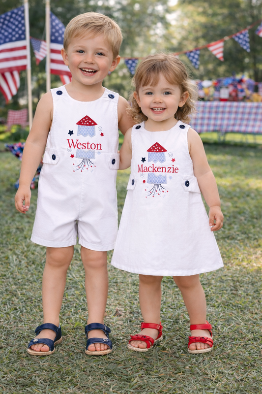 Baby Girl 4th of July Outfit, July 4th Girl Outfits, Zuli Kids 292540 - product images  of 