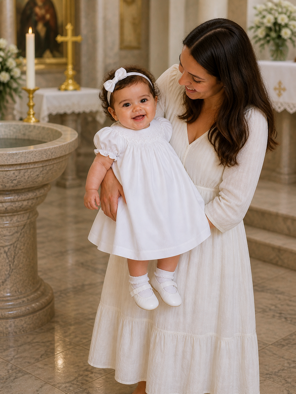 Christening Dresses | Baptism Dresses | Baby Girl Christening Dress 412346-J084-J071 - product images  of 