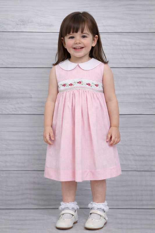 Girls Spring Dresses | Toddler Spring Dresses | Smocked Dress 412034 A017 - product images  of 