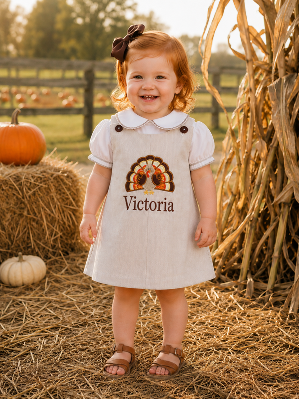 Baby Girl Thanksgiving Outfit, Toddler Girl Thanksgiving Outfit, Zuli Kids 293704 - product images  of 
