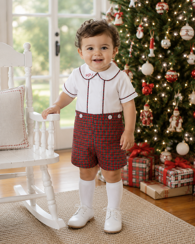 Boys Christmas Outfits - Toddler Christmas Outfit - Baby Christmas Outfits - Matching Siblings Christmas Outfits 292718 - product images  of 