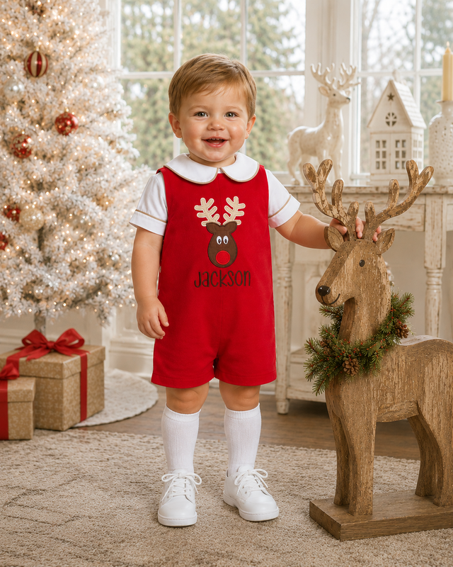 Boys Christmas Outfits - Toddler Boy Christmas Outfits - Monogrammed Baby Clothes by Zuli Kids 292936 - product images  of 