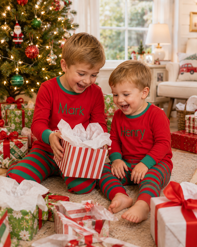Christmas PJs Boy - Christmas Pajamas Boy - Christmas Pajamas Girl Zuli Kids 295036 - product images  of 