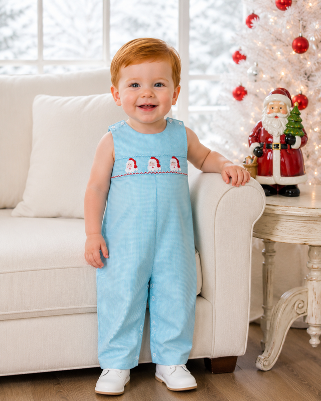 Smocked Outfits for Boys - Christmas Smocked Outfits Boy - Christmas Outfits for Infants by Zuli Kids 412874 - DD248 - product images  of 