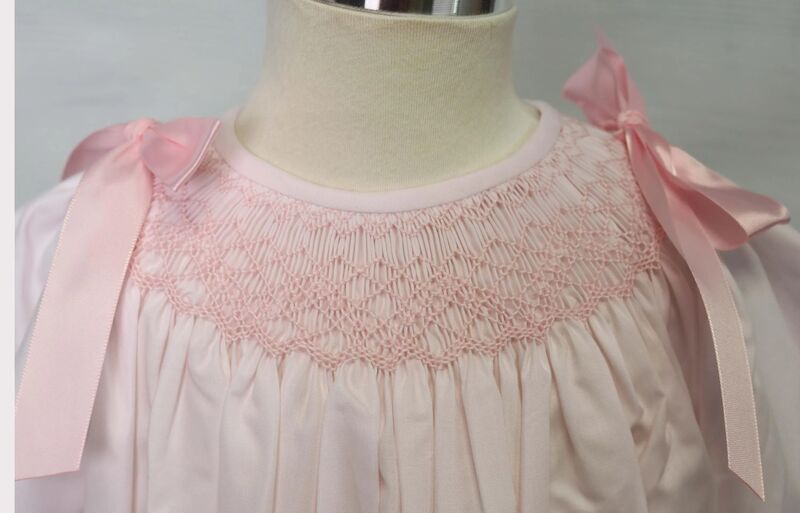 Toddler Flower Girl Dress - Baby Wedding Dresses - Smocked Baby Dresses - Smocked Easter Dress  412468-BB023 - product images  of 