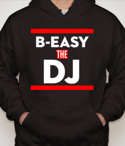 B-Easy,The,DJ,Men's,Hoody,-,Black,B-Easy the dj, hoody, black