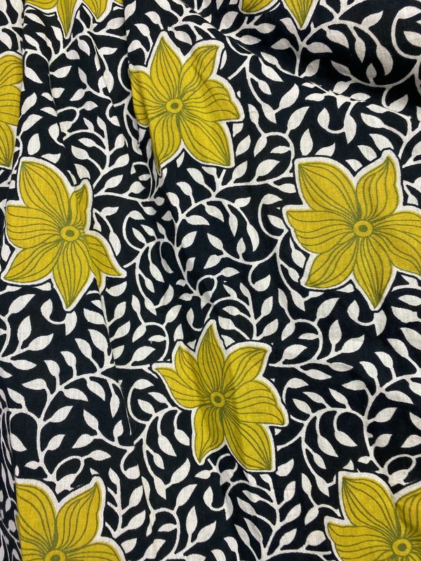 SALE // COTTON ORIGINAL KIMONO style jacket UK8 to UK14: black, lime, floral - product images  of 