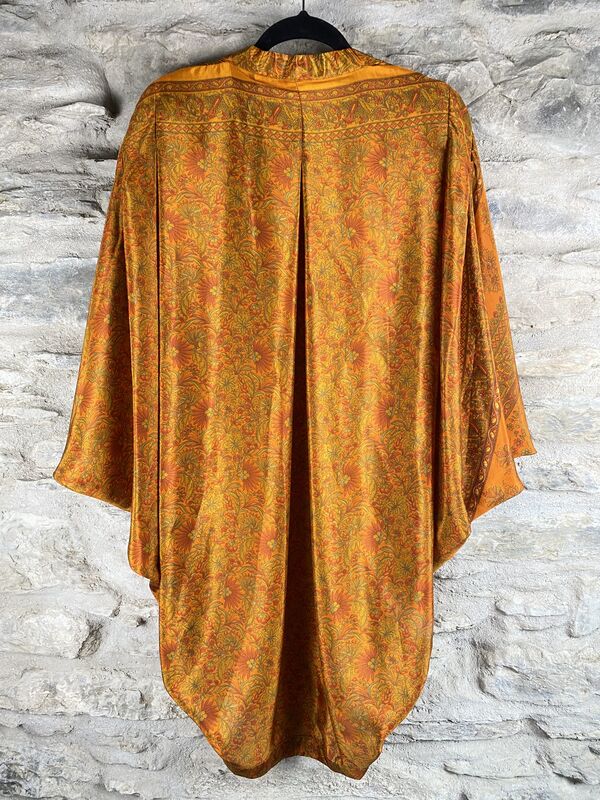 ORIGINAL KIMONO style jacket UK8 to UK14: earthy and autumnal - product images  of 