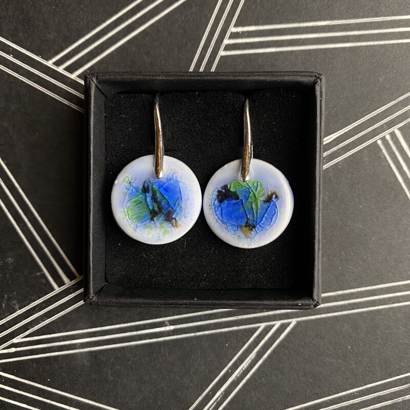 LAVVŌ MEDIUM drop earrings: light blue, blue, green,  yellow - product images  of 