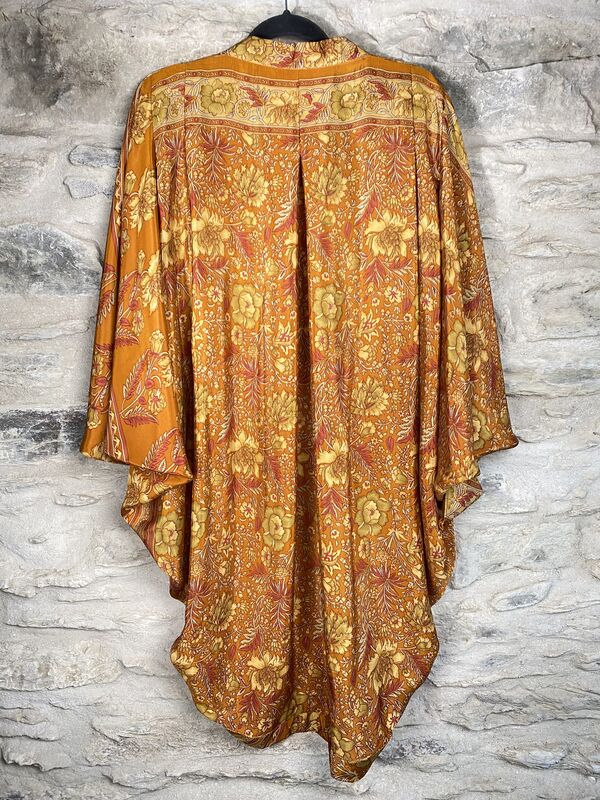 ORIGINAL KIMONO style jacket UK8 to UK14: golden yellow - product images  of 